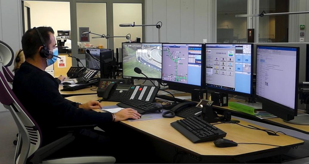 Suivre et gérer à distance les incidents sur l'autoroute APRR AREA